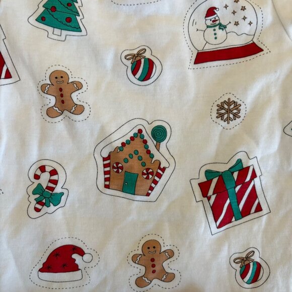 Noomie Gingerbread World Pajama Set Size 12-18M - Picture 4 of 4